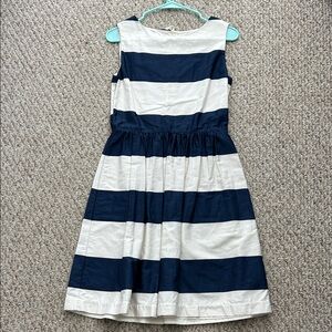 Crewcuts Navy and White Striped girl’s dress